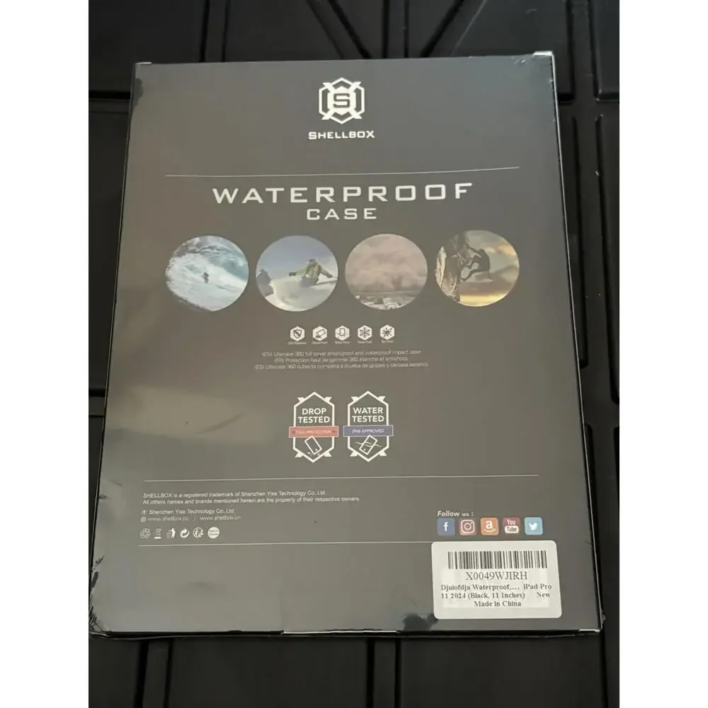 ShellBox Waterproof Case iPad Pro 11 inch 2024 NEW IP68